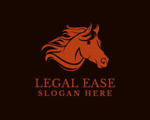 Livestock - Equestrian Stallion Head logo design