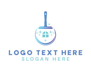 Squeegee - House Squeegee Cleaning logo design