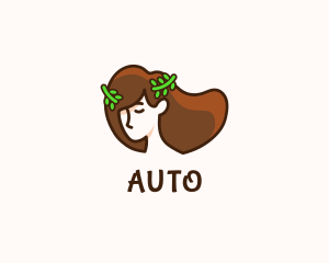 Bounce Hair Female Beauty Logo