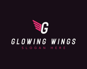 Wings Logistics Courier logo design