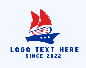 Ferry - Learning Book Ship logo design