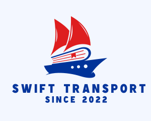 Transporation - Learning Book Ship logo design