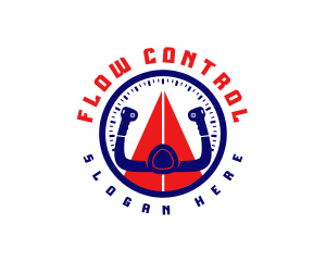 Airplane Flight Control logo design