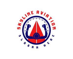Flight - Airplane Flight Control logo design