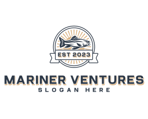 Marine Seafood Fisheries logo design