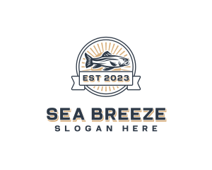 Marine Seafood Fisheries logo design