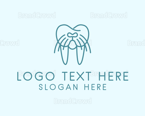 Tooth Walrus Tusk Logo