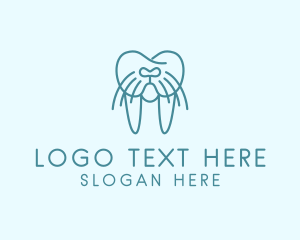 Tooth - Tooth Walrus Tusk logo design