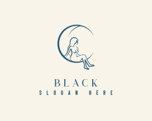 Erotic - Sultry Woman Spa logo design