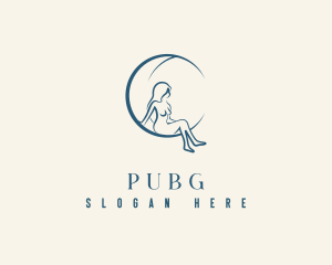 Moon - Sultry Woman Spa logo design