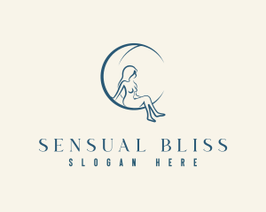 Sensual - Sultry Woman Spa logo design
