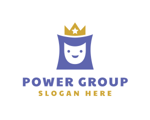 Preschool - Crown Royalty Smile logo design