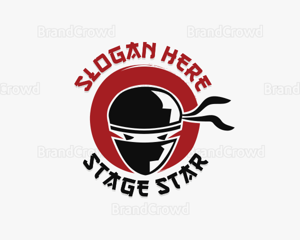 Asian Ninja Streamer Logo