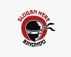 Game Streaming - Asian Ninja Streamer logo design