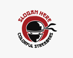 Asian Ninja Streamer logo design