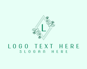 Floral Crest Minimalist Logo