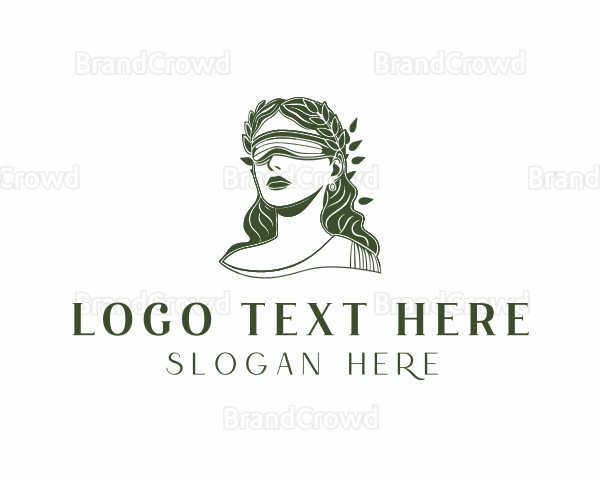 Greek Goddess Woman Logo