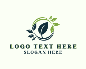 Arborist - Organic Botanical Leaf logo design