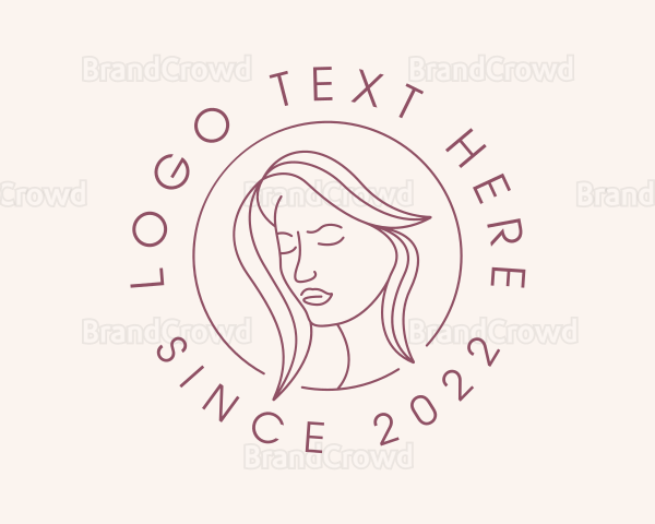 Female Facial Spa Logo