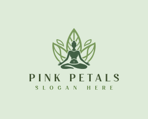 Meditation Therapy Yoga logo design