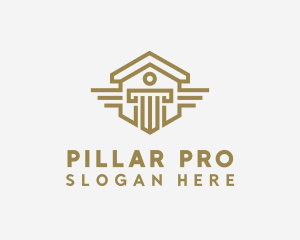 Architecture Pillar Building logo design