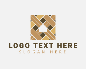 Remodeling - Home Tile Pattern logo design