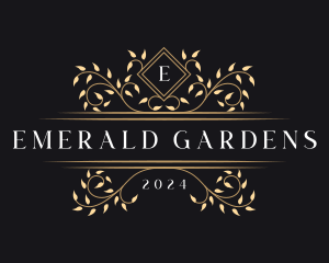 Luxury Vine Foliage logo design