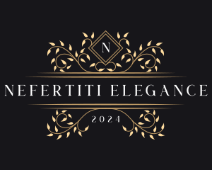 Luxury Vine Foliage logo design