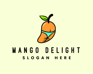Mango - Sexy Mango Bikini logo design