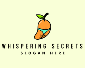 Intimate - Sexy Mango Bikini logo design