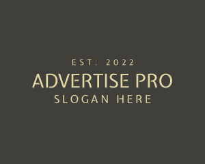 Advertisement - Generic Advertising Company logo design