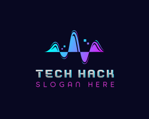 Audio Music Tech logo design