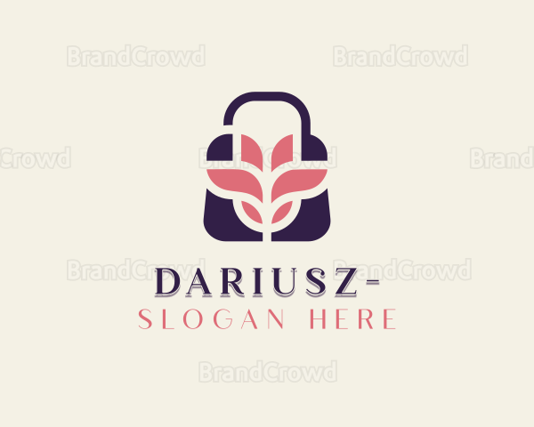 Flower Shopping Bag Logo