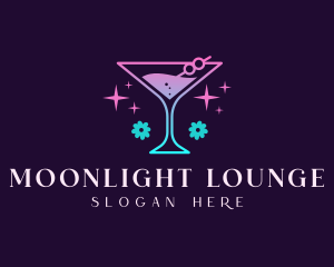 Nightlife - Cocktail Martini Drink logo design