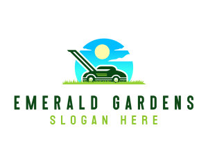 Grass Cutting Tool logo design