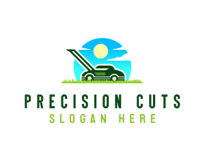 Cutting - Grass Cutting Tool logo design