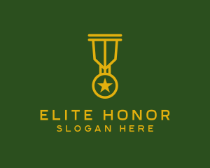 Medal - Military Gold Medal logo design