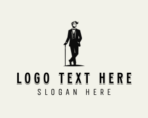 Fashion - Tuxedo Gentleman Grooming logo design