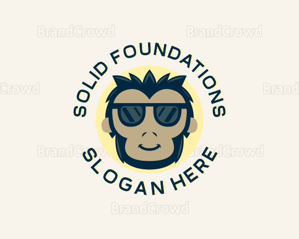 Ape Monkey Sunglasses Logo