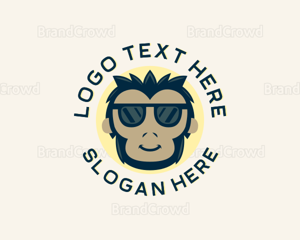 Ape Monkey Sunglasses Logo