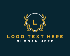 Classic - Floral Pearl Jewelry logo design