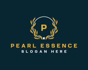 Pearl - Floral Pearl Jewelry logo design