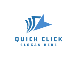 Click - File Arrow Cursor logo design