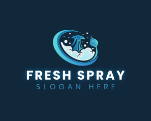 Spray - Spray Mop Housekeeping logo design