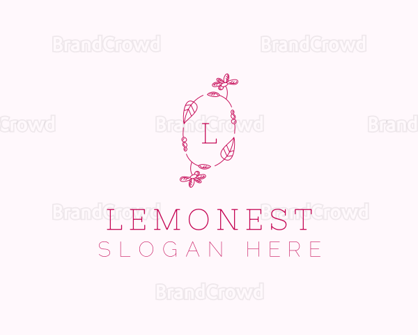 Nature Leaf Flower Decor Logo