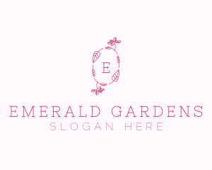 Nature Leaf Flower Decor logo design