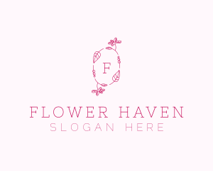 Nature Leaf Flower Decor logo design