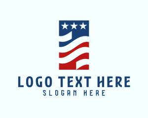 Veteran - Patriot Veteran Flag logo design