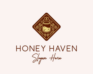 Honey Jar Drink logo design