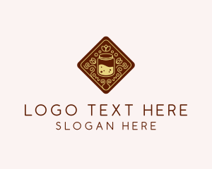 Honey Jar Drink logo design